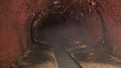 Press Photo - Boston Sewer